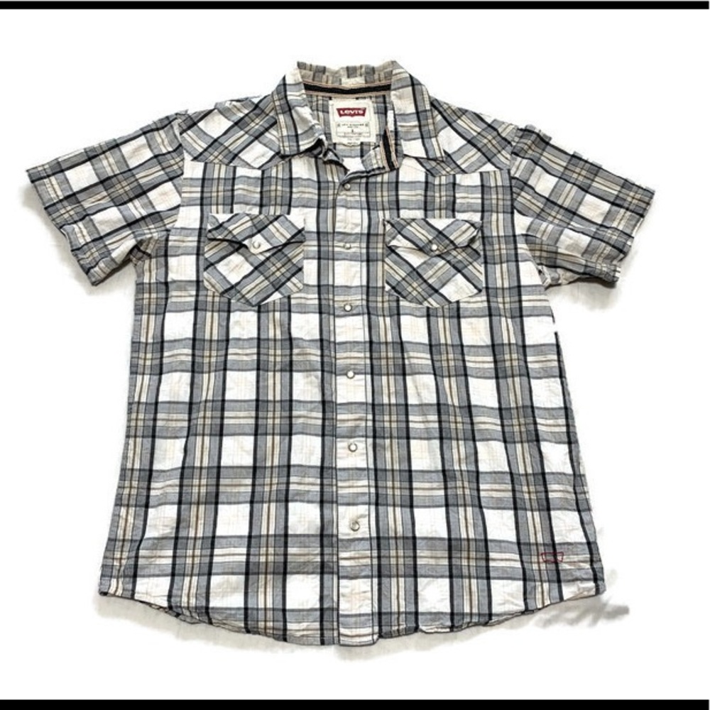Levi's Men's Short Sleeve Pearl Snap Shirt